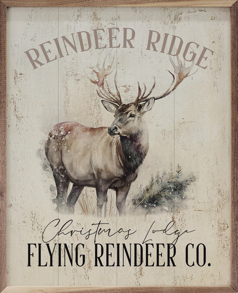 Reindeer Ridge Classic Whitewash 16x20 / Whitewash