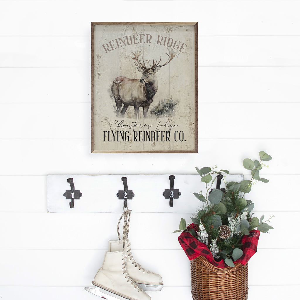 Reindeer Ridge Classic Whitewash 16x20 / Whitewash