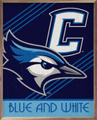 Retro Poster Creighton 16x20 / Blue