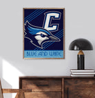 Retro Poster Creighton 16x20 / Blue