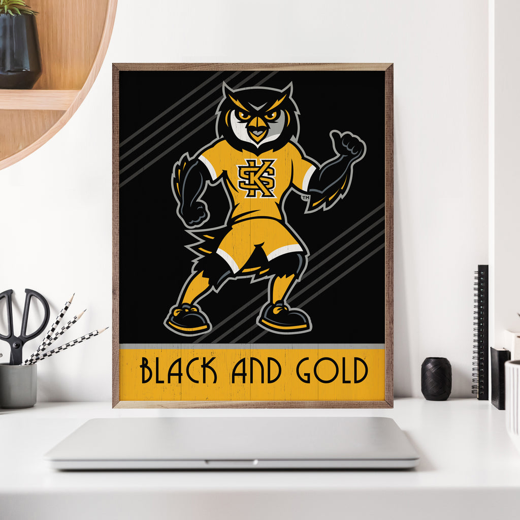 Retro Poster Kennesaw 16x20 / Black