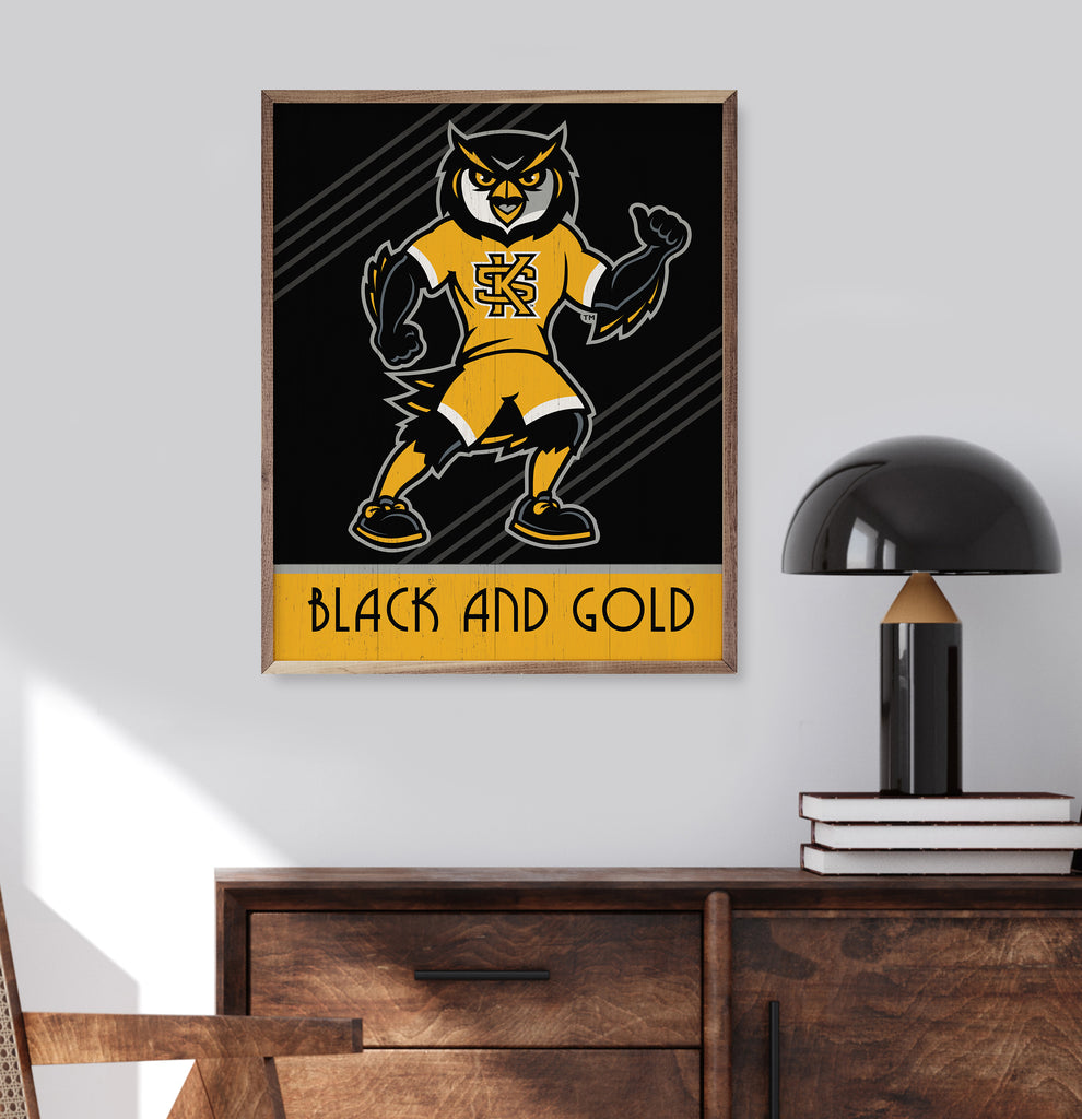 Retro Poster Kennesaw 16x20 / Black