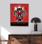 Retro Poster Texas Tech 16x20 / Red