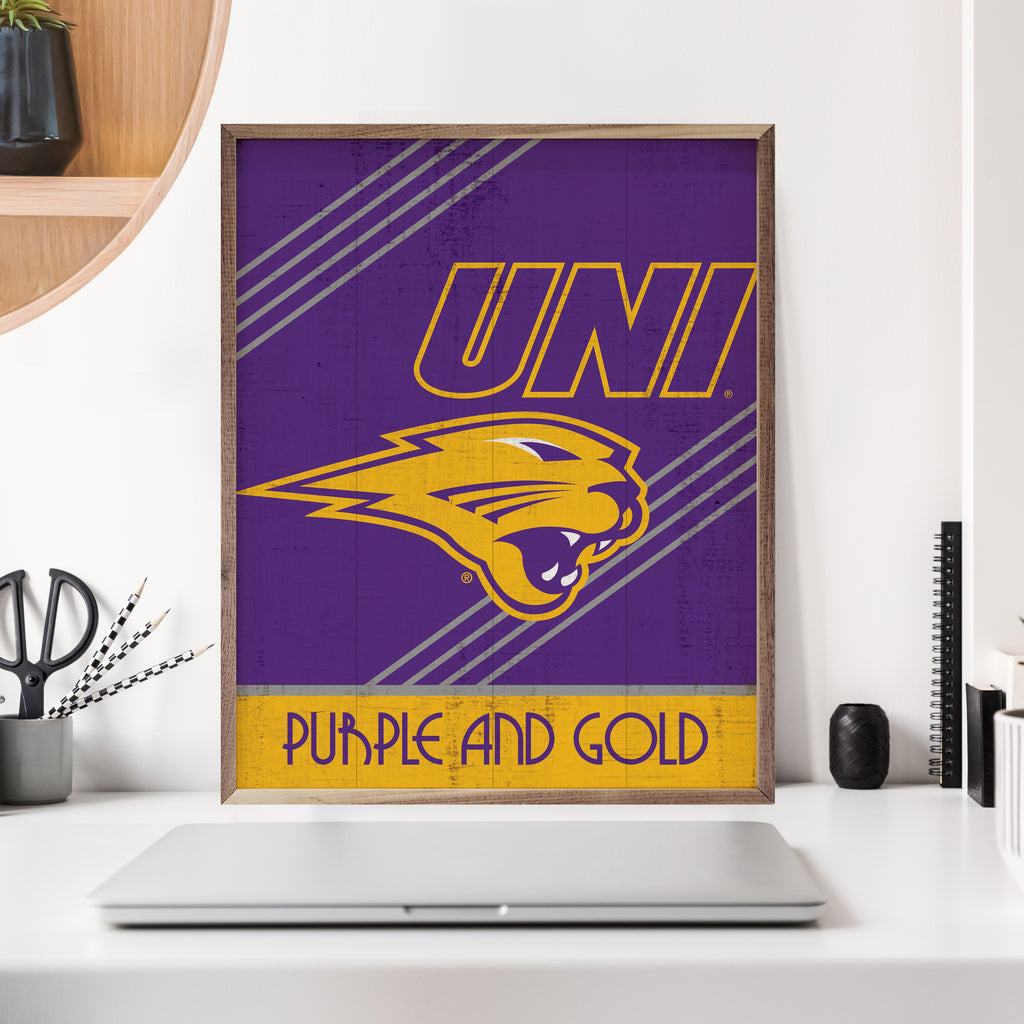 Retro Poster UNI 16x20 / Purple