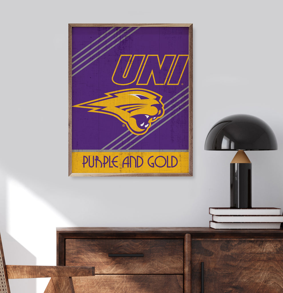 Retro Poster UNI 16x20 / Purple