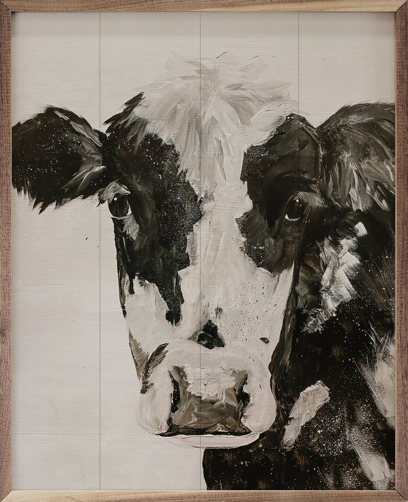 Speckled Dairy Cow By Morgan Adams 16x20 / Multi-Color