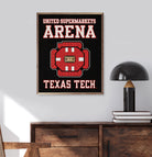 Stadium Seating Basketball Texas Tech 16x20 / Black