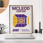 Stadium Seating Basketball UNI 16x20 / White