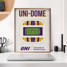Stadium Seating Football UNI 16x20 / White