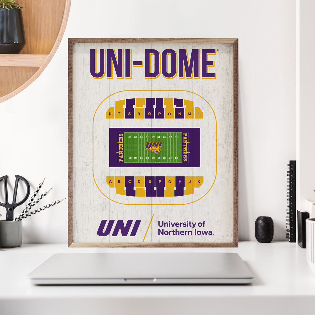 Stadium Seating Football UNI 16x20 / White