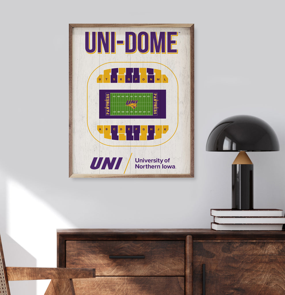 Stadium Seating Football UNI 16x20 / White