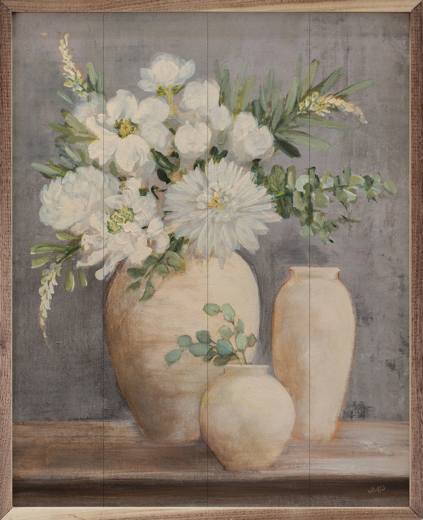 Subtle And Scented Light Gray By Julia Purinton 20x16 / Multi-Color