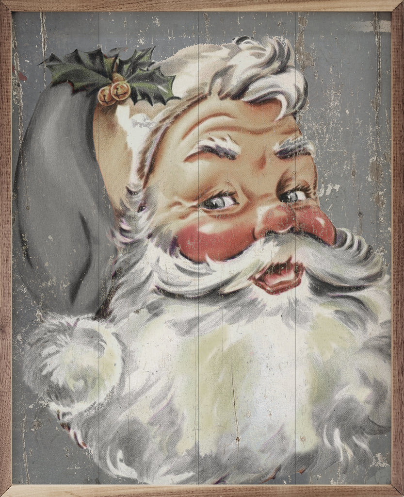 Watchful Eye Santa Gray 16x20 / Gray