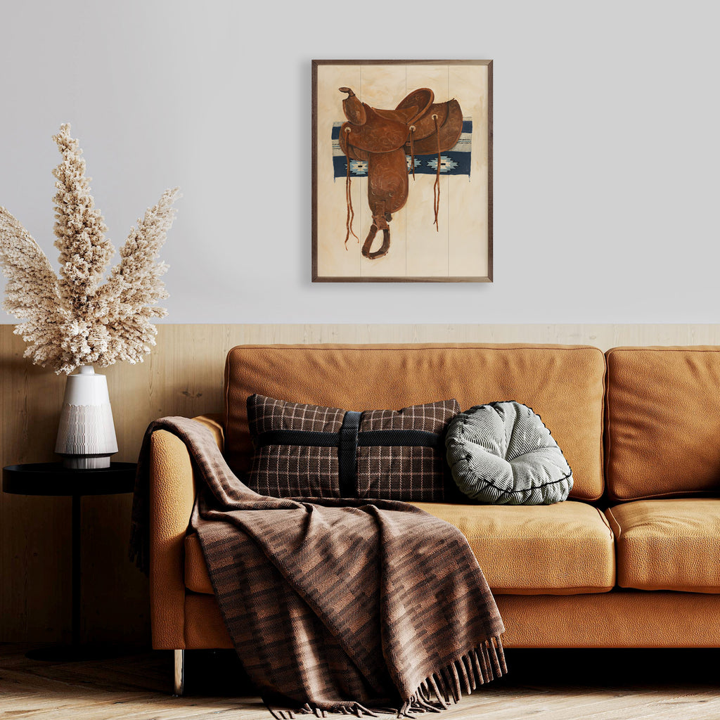 Western Saddle II Light By Avery Tillmon 16x20 / Multi-Color