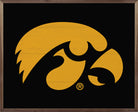 Bold Logo Iowa 20x16 / Black