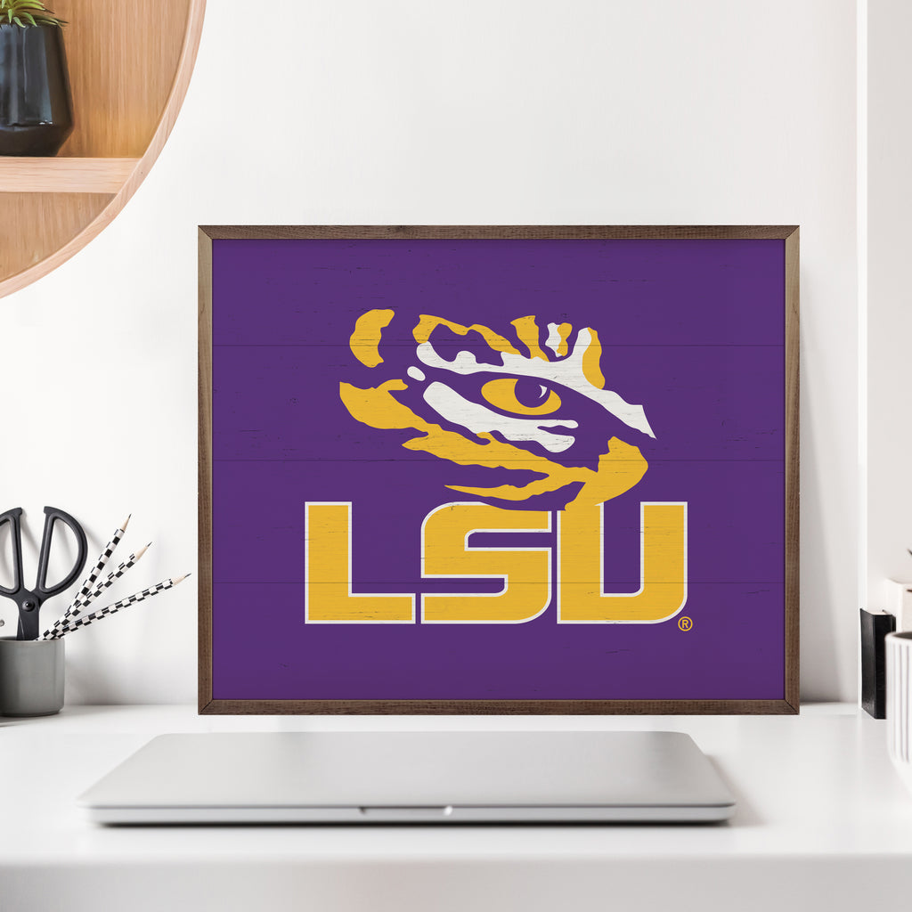 Bold Logo LSU 20x16 / Purple