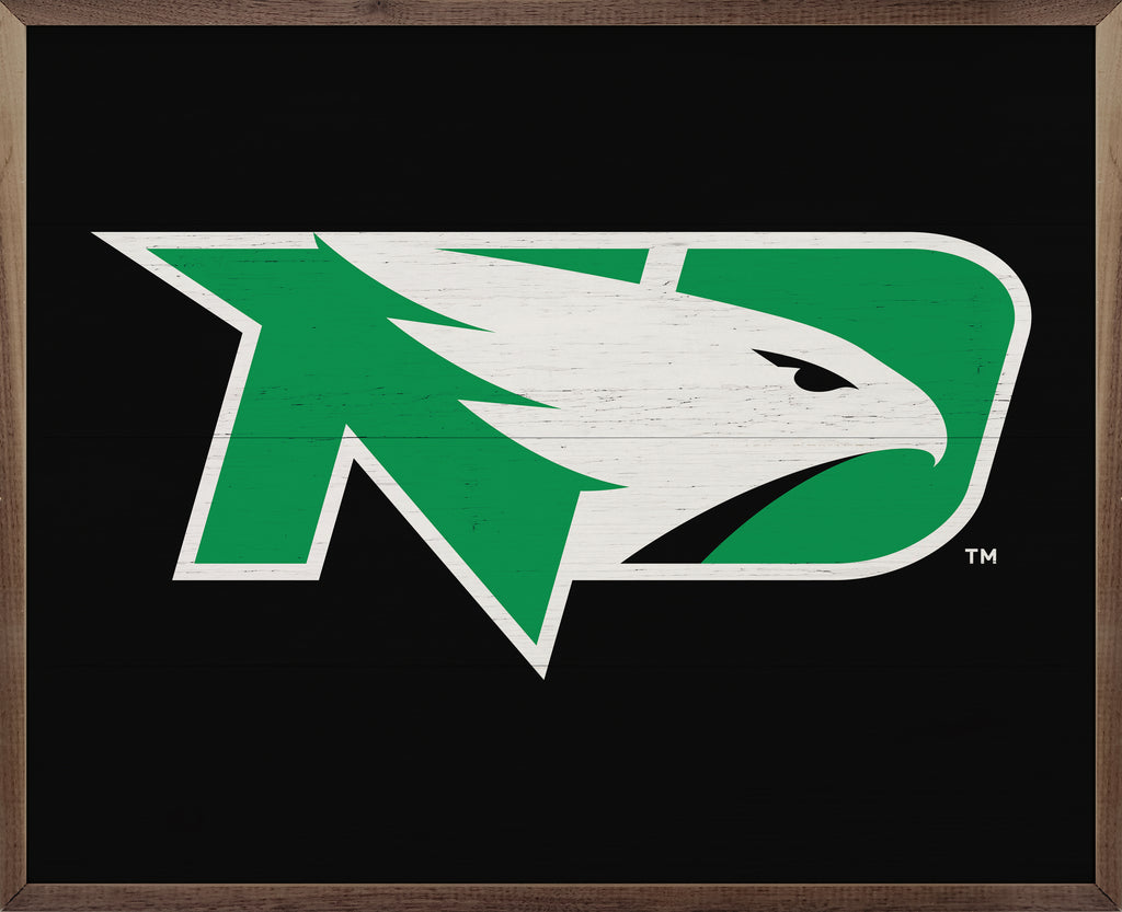 Bold Logo North Dakota 20x16 / Black