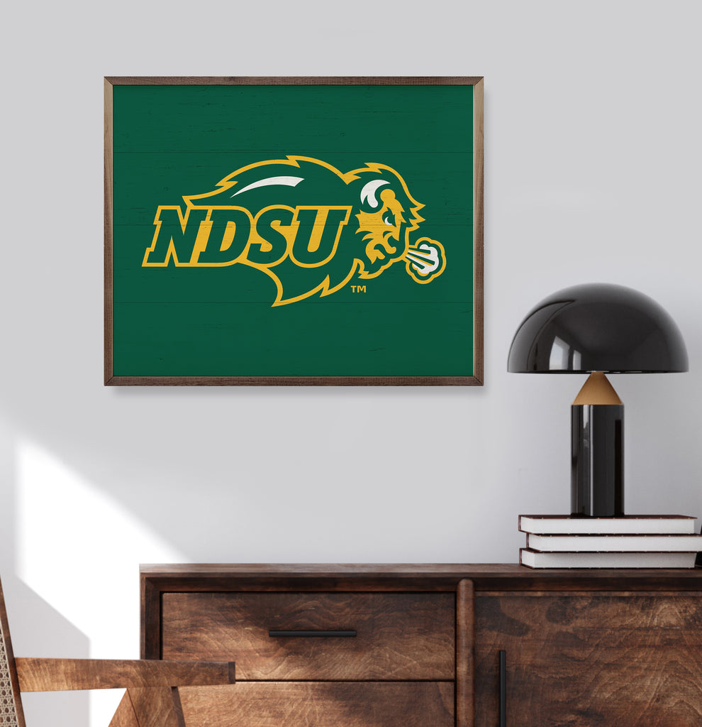 Bold Logo North Dakota State 20x16 / Green