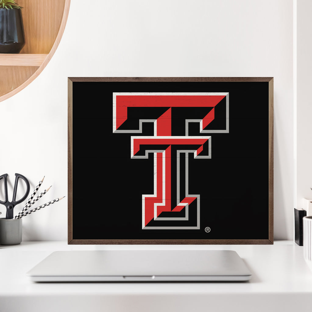 Bold Logo Texas Tech 20x16 / Black