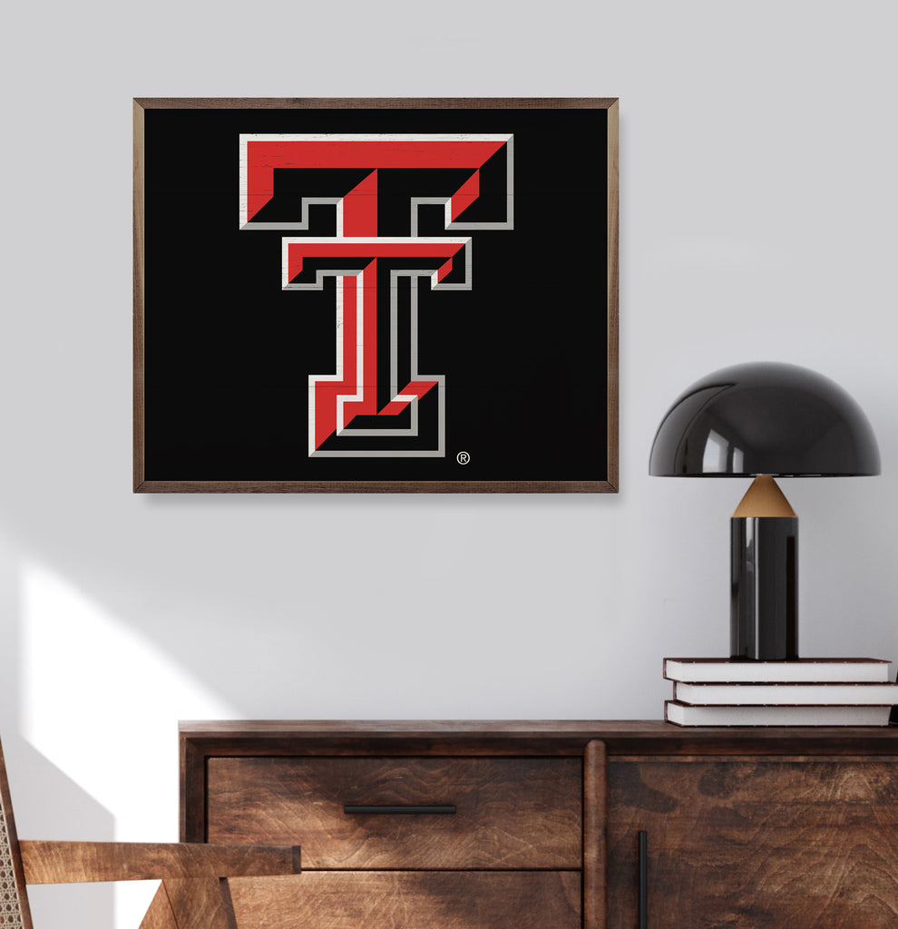 Bold Logo Texas Tech 20x16 / Black