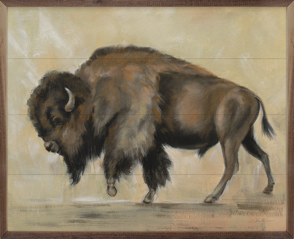 Bronze Buffalo By Silvia Vassileva 20x16 / Multi-Color