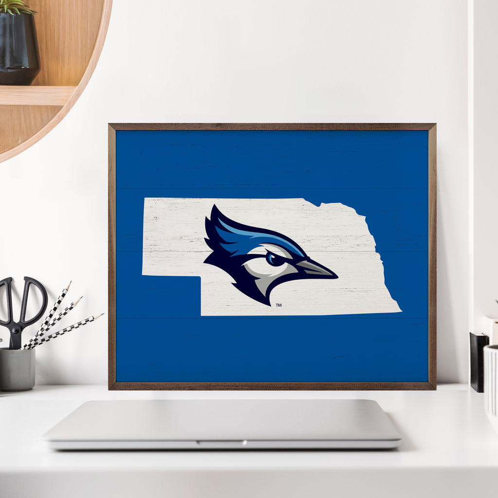 State Logo Creighton 20x16 / Blue