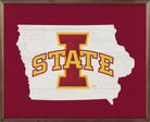 State Logo Iowa State 20x16 / Red