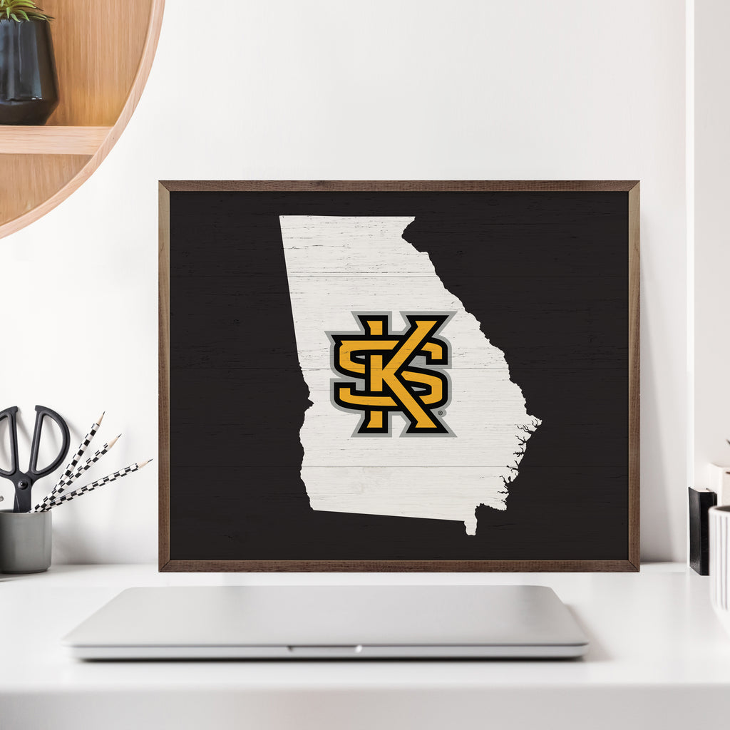 State Logo Kennesaw 20x16 / Black