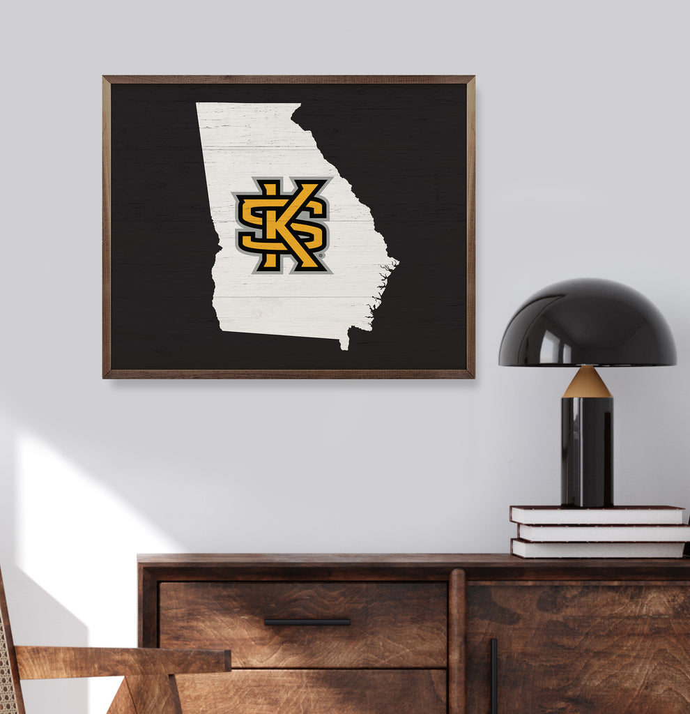 State Logo Kennesaw 20x16 / Black