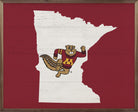 State Logo Minnesota 20x16 / Maroon