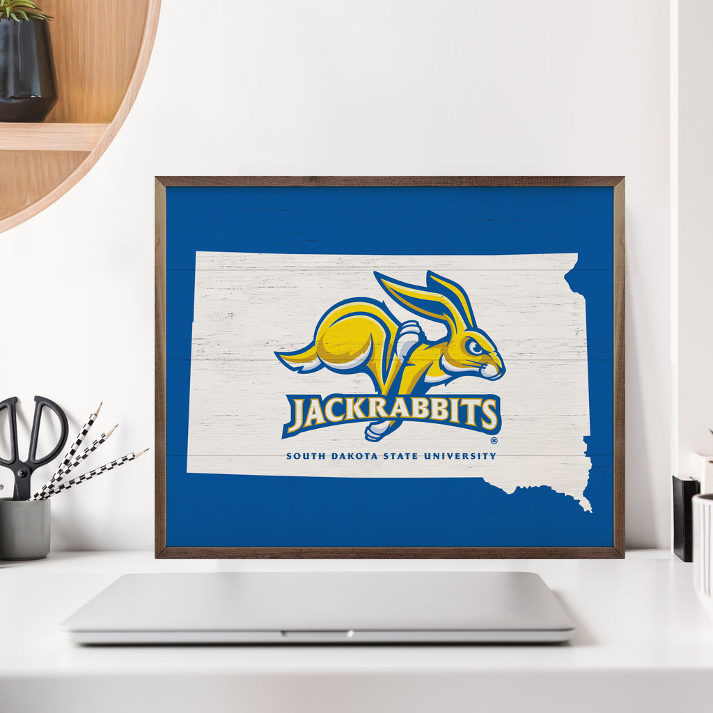 State Logo South Dakota State 20x16 / Blue
