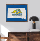 State Logo South Dakota State 20x16 / Blue