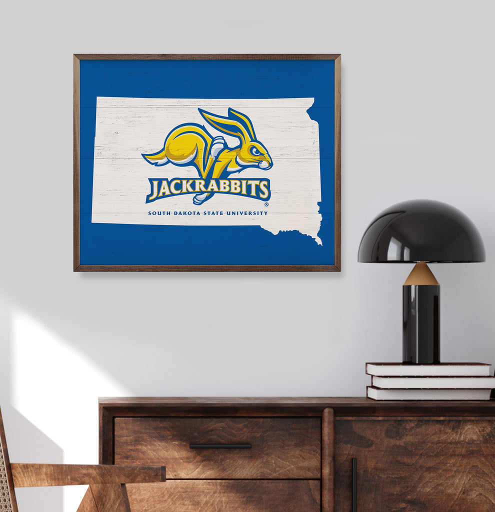State Logo South Dakota State 20x16 / Blue