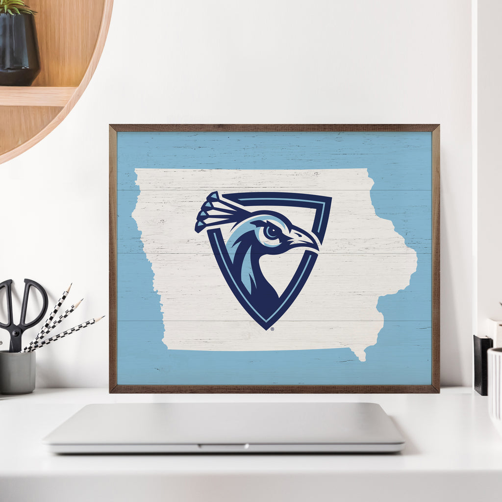 State Logo Upper Iowa 20x16 / Blue