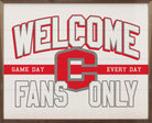 Welcome Fans Only Central College 20x16 / White