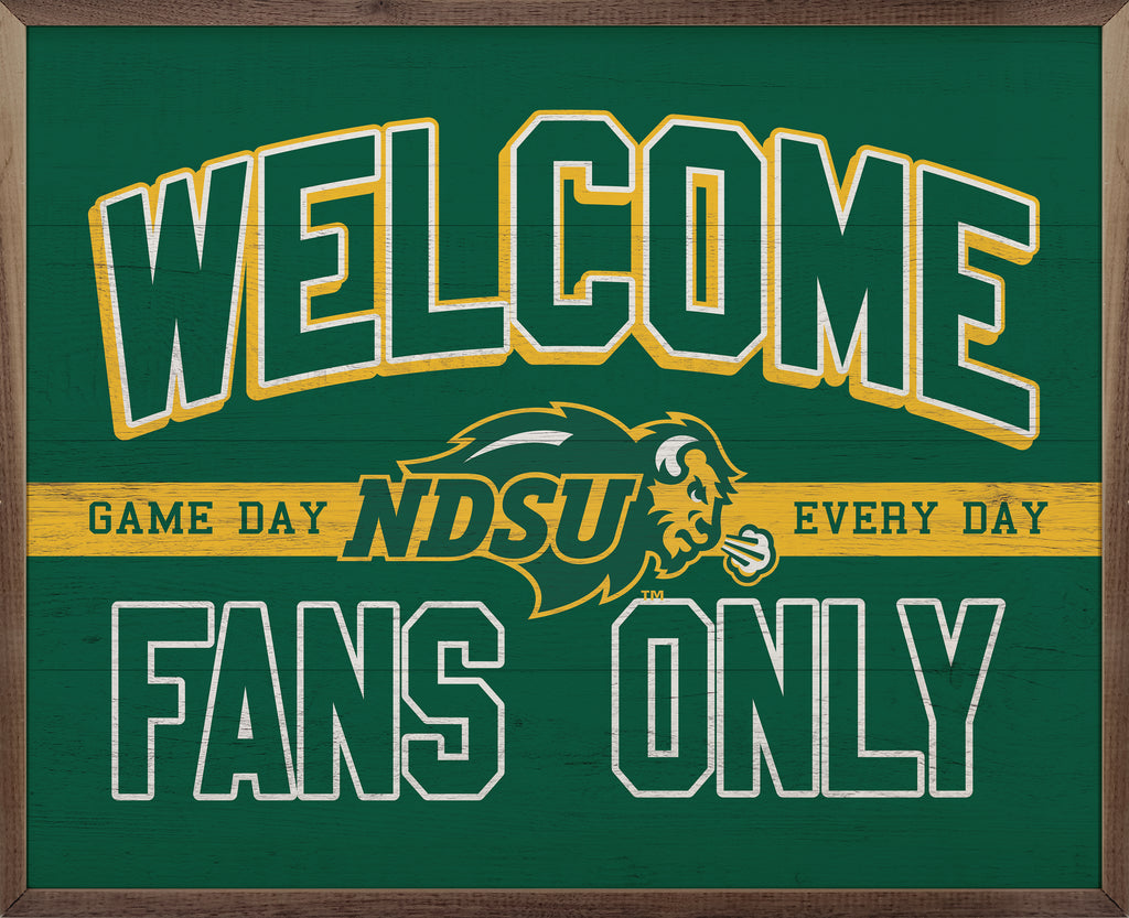 Fans Only North Dakota State 20x16 / Green