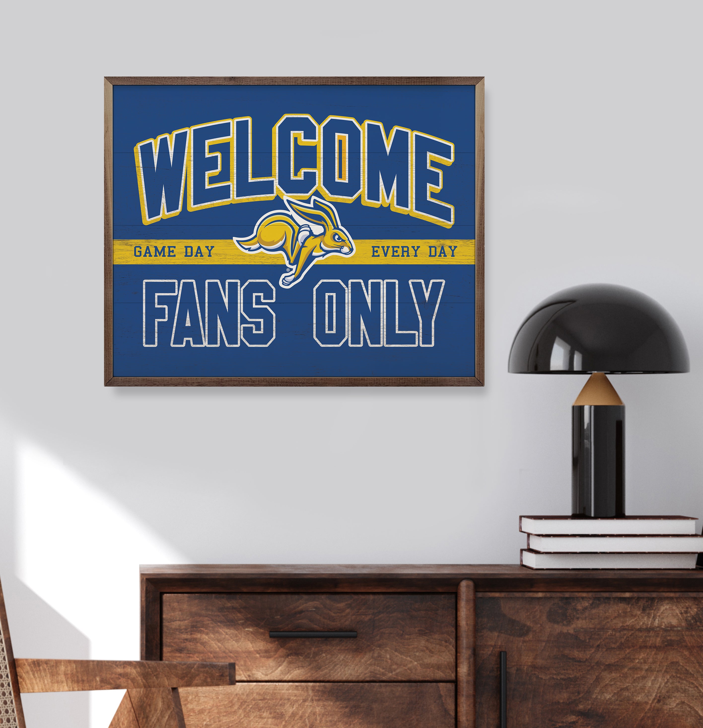 Welcome Fans Only South Dakota State 20x16 / Blue