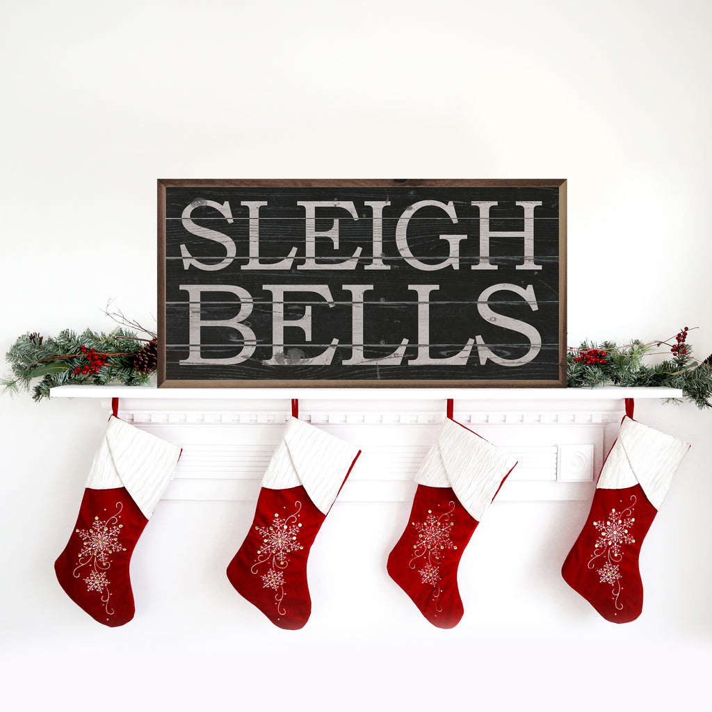 Sleigh Bells Black 24x12 / Black