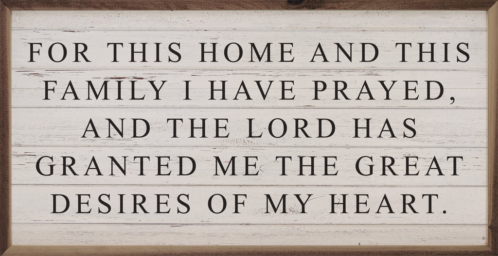 Desires Of My Heart Whitewash 24x12 / Whitewash