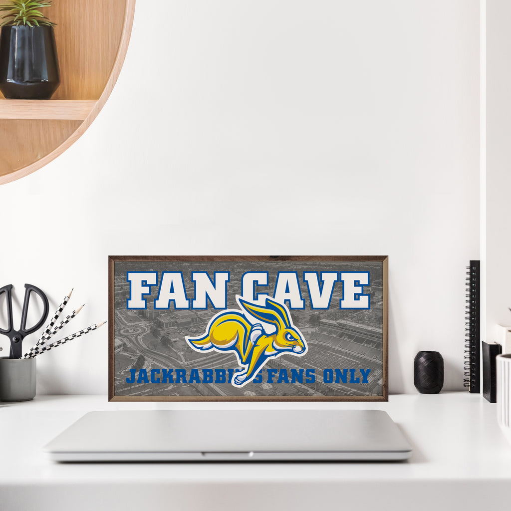 Fan Cave Stadium South Dakota State 24x12 / Gray