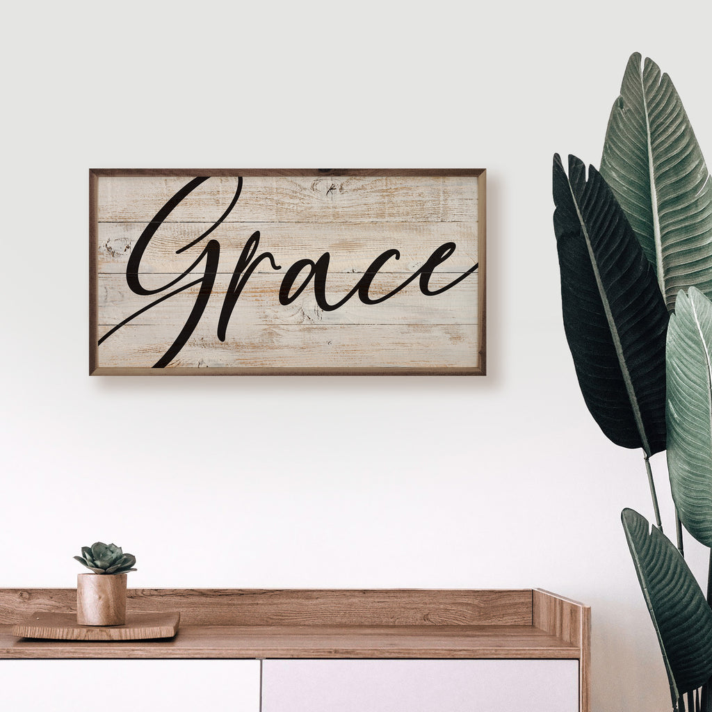 Grace Horizontal Whitewash 24x12 / Whitewash