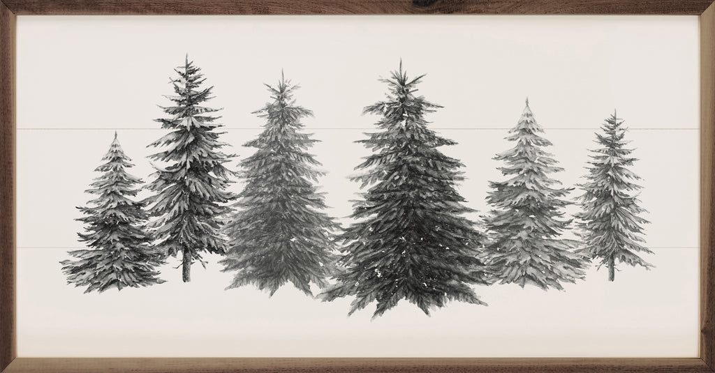 Gray Pines 24x12 / White