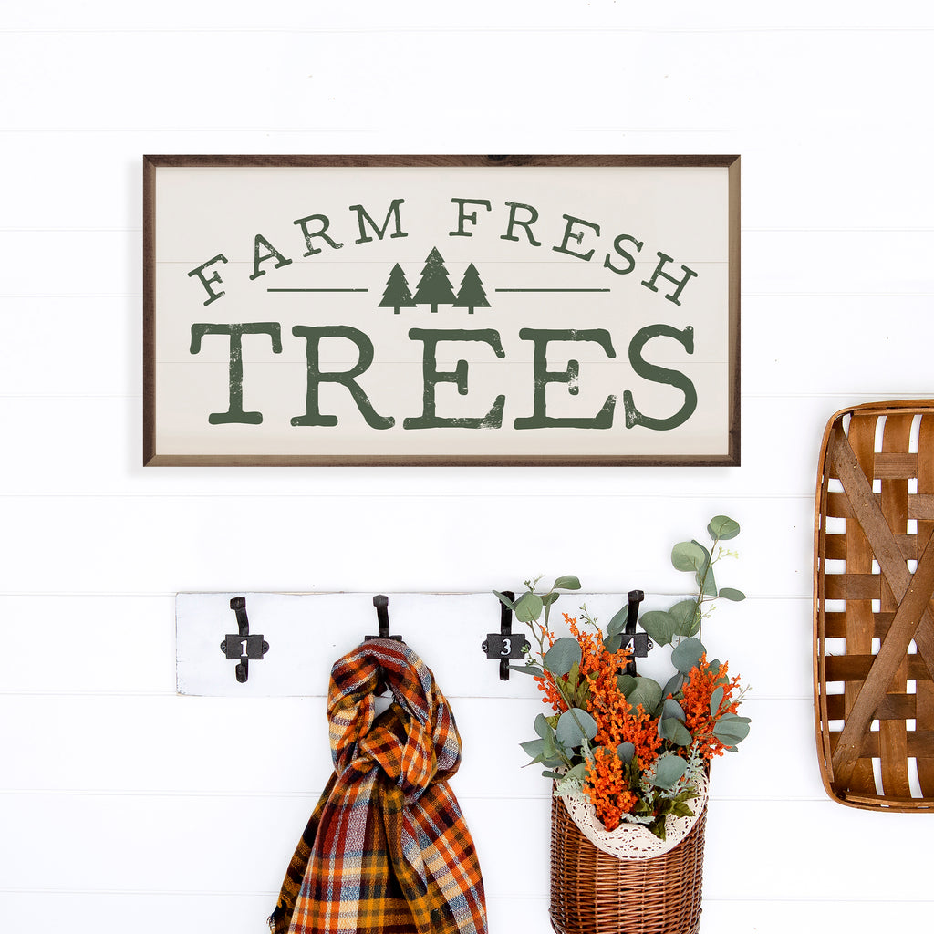 Green Farm Fresh Trees White 24x12 / White