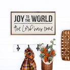 Joy To The World The Lord Has Come 24x12 / White