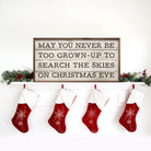 Never Be Too Grown Up Whitewash 24x12 / Whitewash