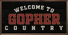 Welcome Country Minnesota 24x12 / Black
