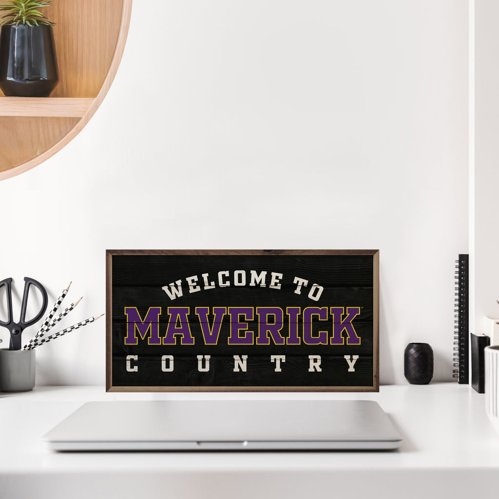 Welcome Country Minnesota Mankato 24x12 / Black
