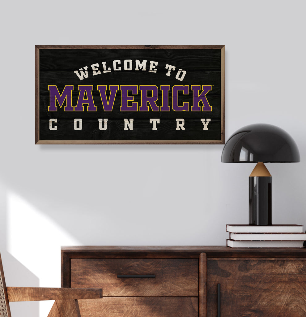 Welcome Country Minnesota Mankato 24x12 / Black
