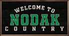 Welcome Country North Dakota 24x12 / Black