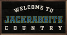 Welcome Country South Dakota State 24x12 / Black
